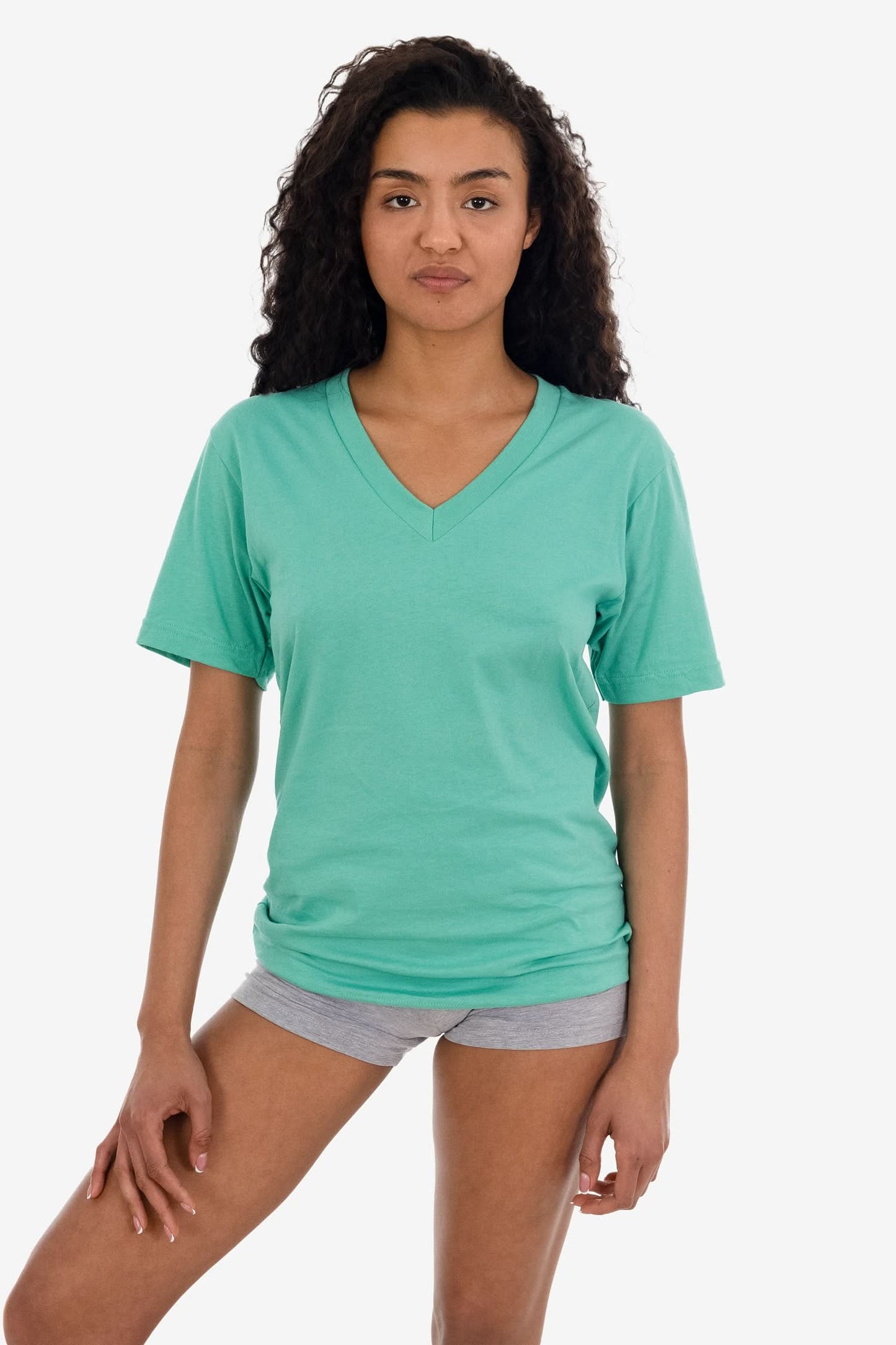 24056 - Fine Jersey V-Neck T-Shirt