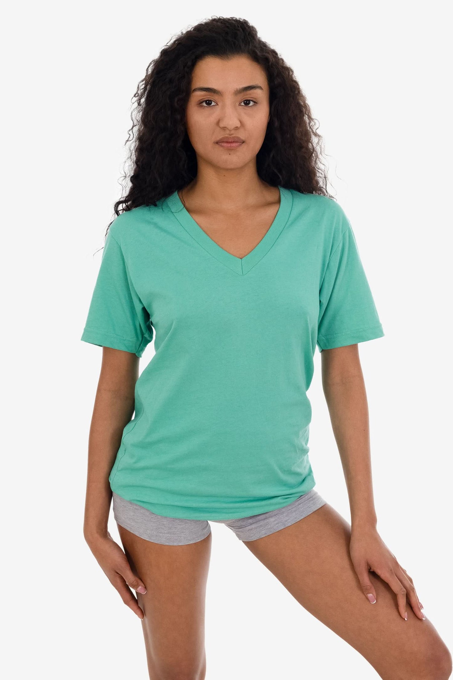 24056 - Fine Jersey V-Neck T-Shirt