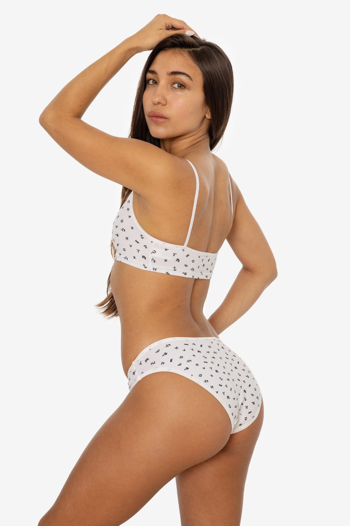 8392P - Printed Crossback Bra