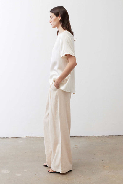 The Wide Leg Linen Trousers