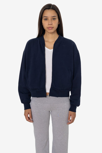 ALP375GD - Alpine Fleece Zip Up Cropped Bomber