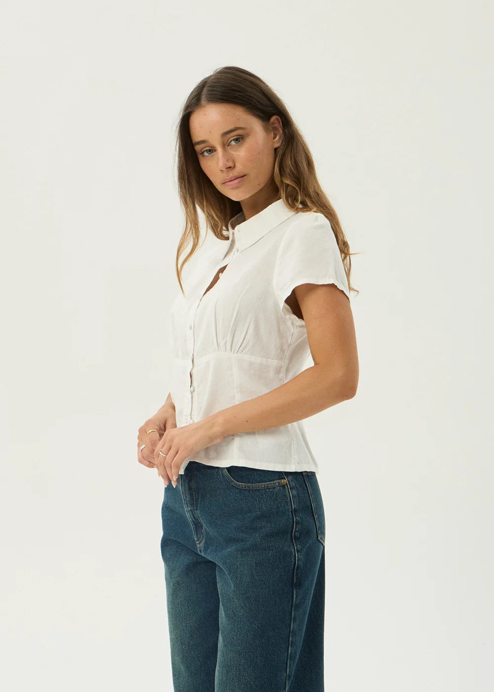AFENDS Womens Evie - Shirt - White