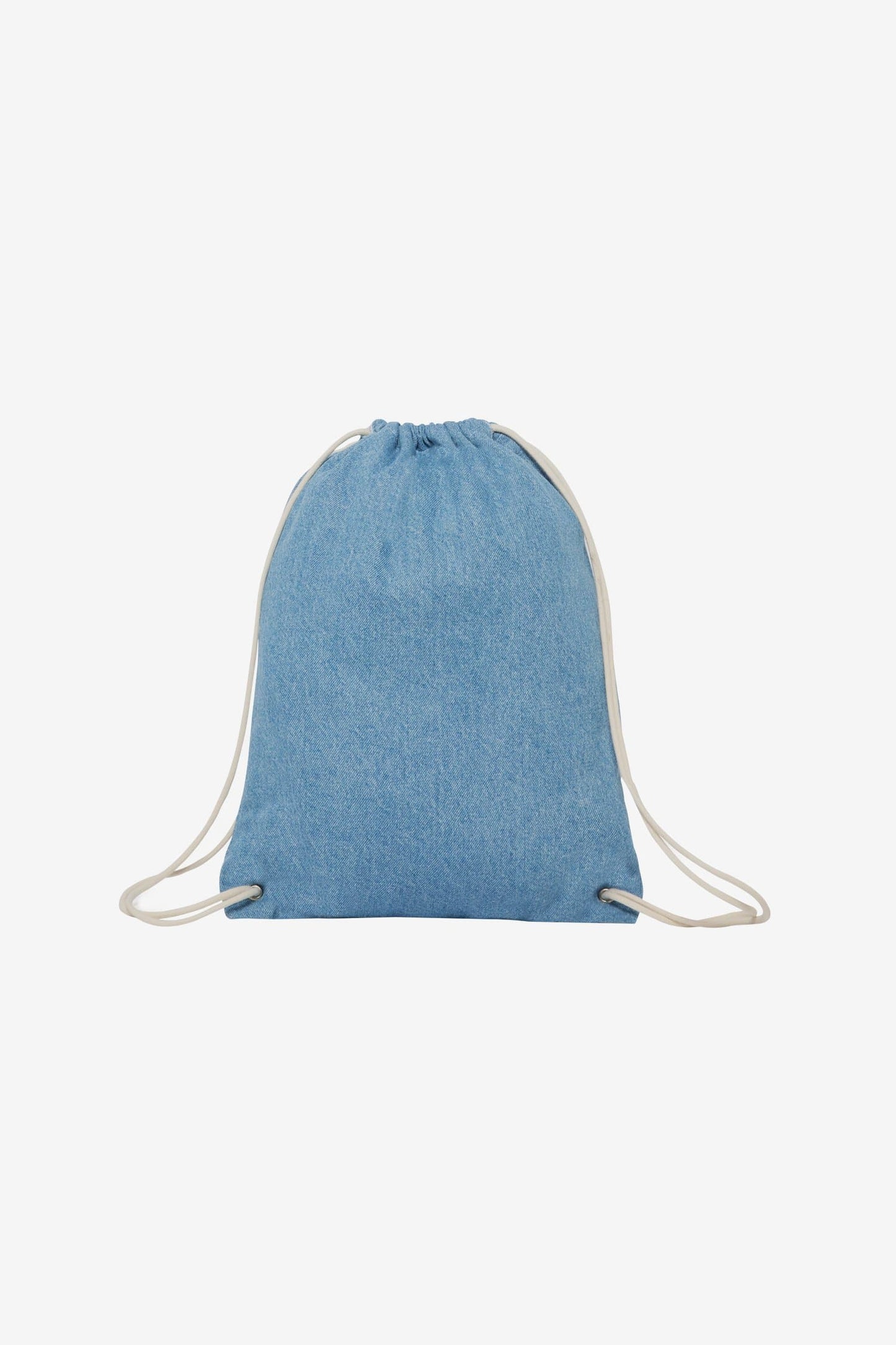 WD09 - Denim Drawstring Backpack