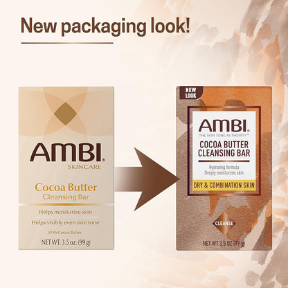 3 Pack) Ambi Skin Care soap Complexion Cleansing Bar Gentle Cleansing 3.5oz.