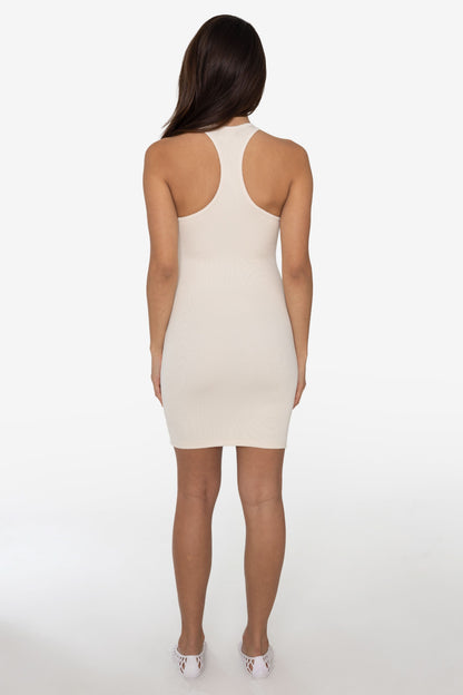 3386GD-SH - Heavy 2x1 Rib Short-Length Racerback Dress