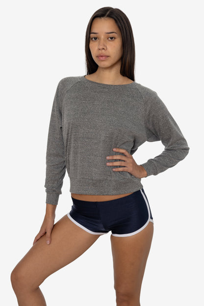 BR3094 - Women's Tri-Blend Rib Pullover