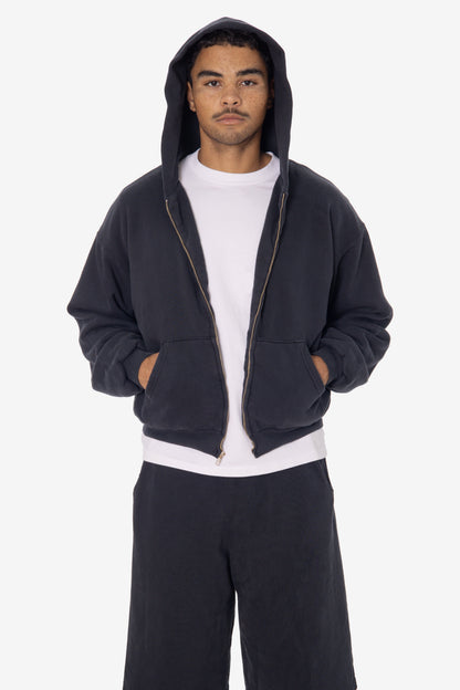 ALP10GD - Thermal Lined Cropped Zip Up Hoodie