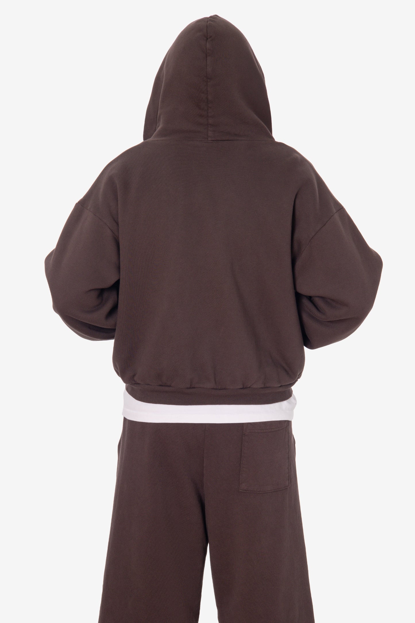 ALP10GD - Thermal Lined Cropped Zip Up Hoodie