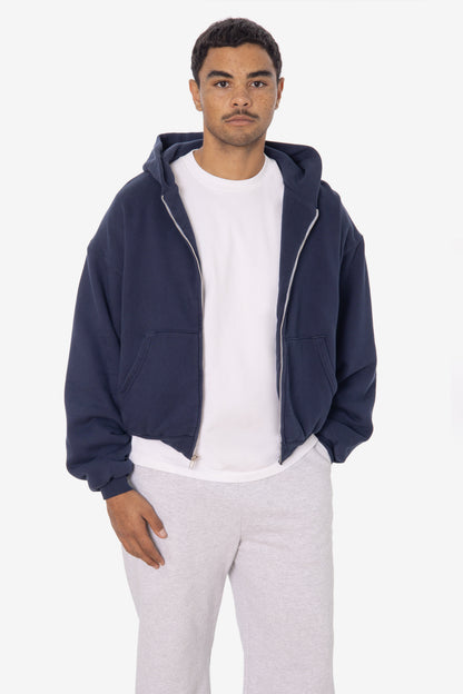 ALP10GD - Thermal Lined Cropped Zip Up Hoodie