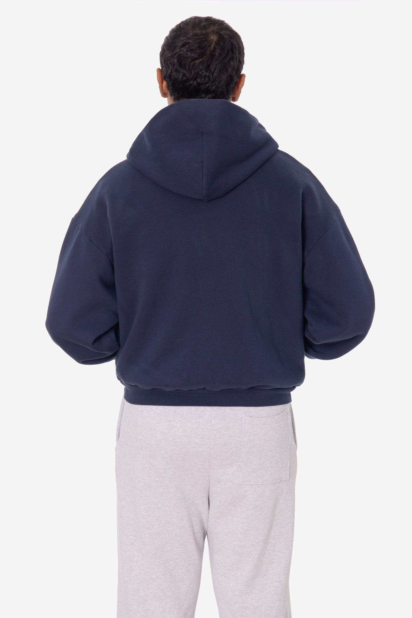 ALP10GD - Thermal Lined Cropped Zip Up Hoodie