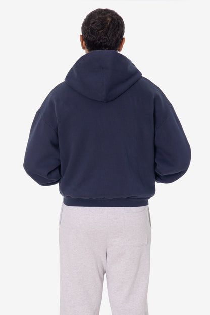 ALP10GD - Thermal Lined Cropped Zip Up Hoodie