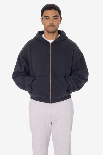 ALP10GD - Thermal Lined Cropped Zip Up Hoodie