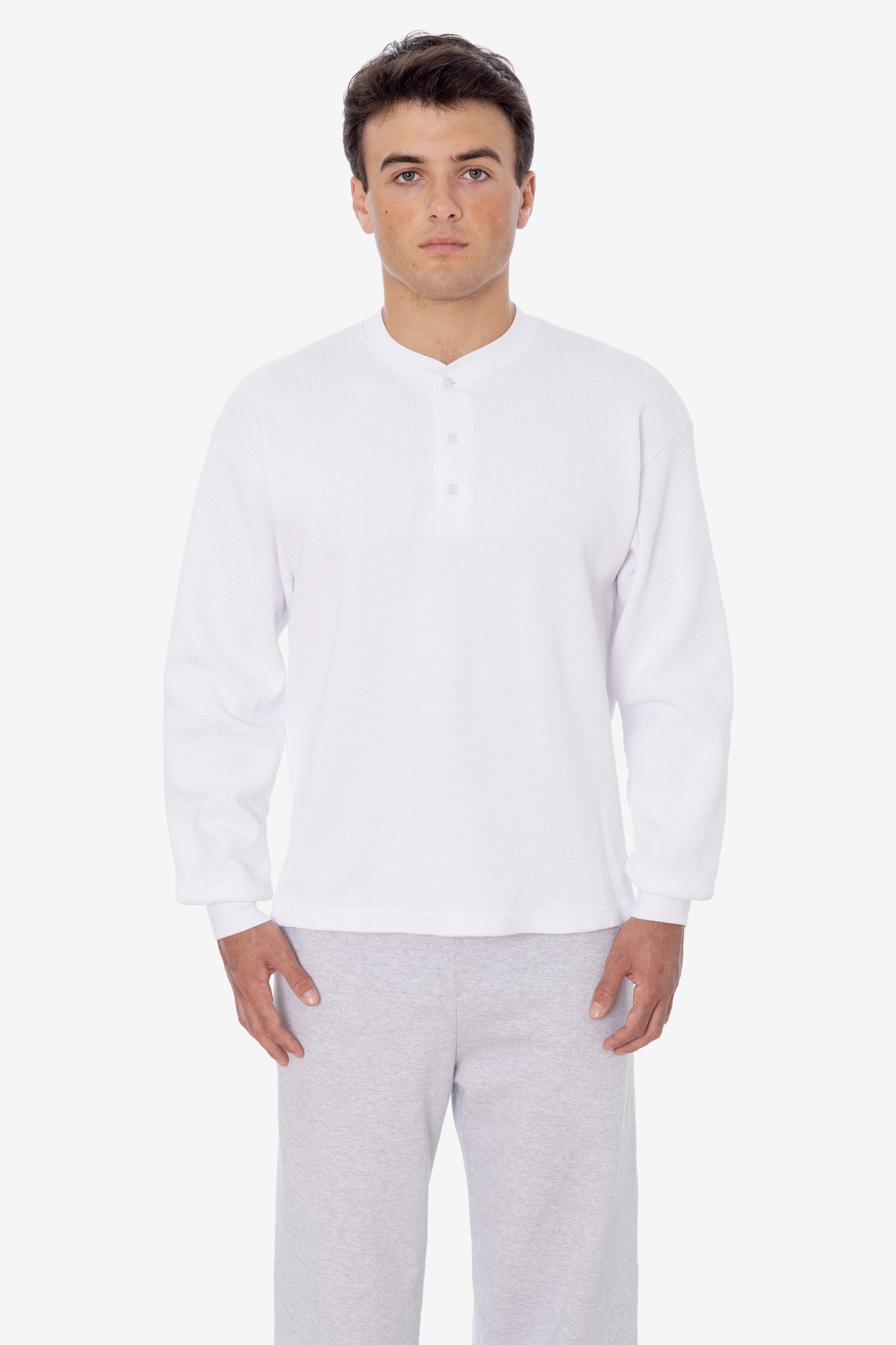 TX458GD - Long Sleeve Heavy Thermal Heritage Henley