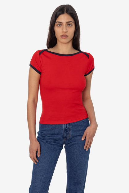 43050 - Baby Rib Lap Neck T-Shirt