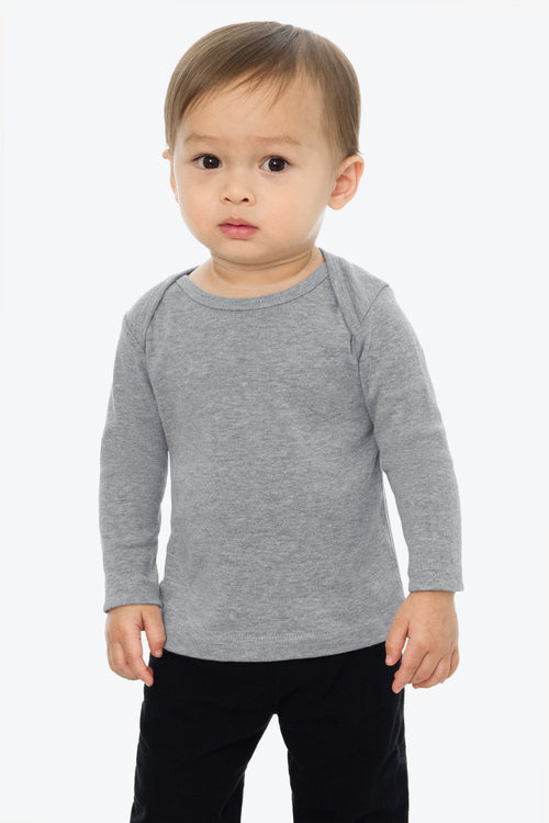40007 - Baby Rib Infant L/S Lap Neck Tee