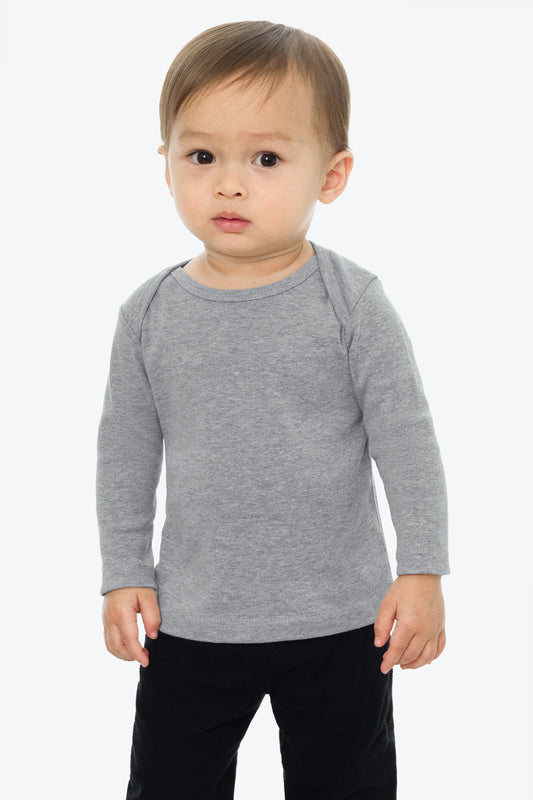 40007 - Baby Rib Infant L/S Lap Neck Tee