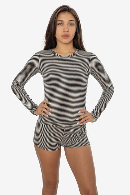 43007 - Baby Rib Long Sleeve Crewneck Tee