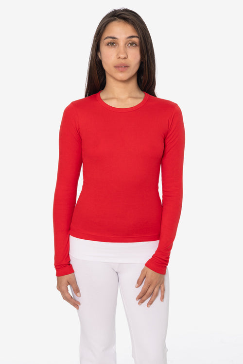 43007 - Baby Rib Long Sleeve Crewneck Tee