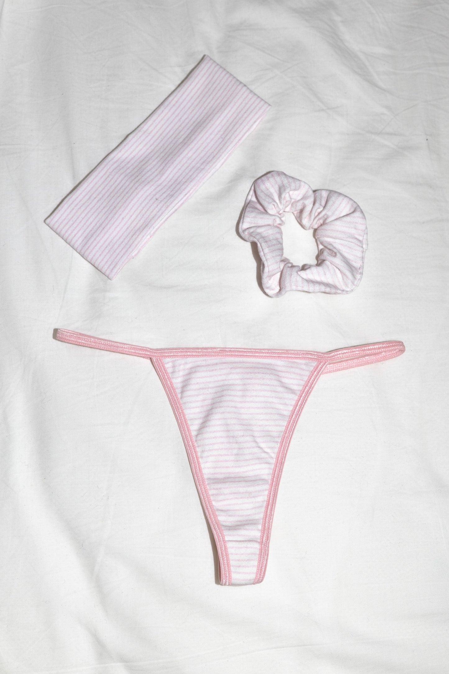 43013P-GS - Printed Baby Rib Thong/Scrunchie/Headband Gift Set