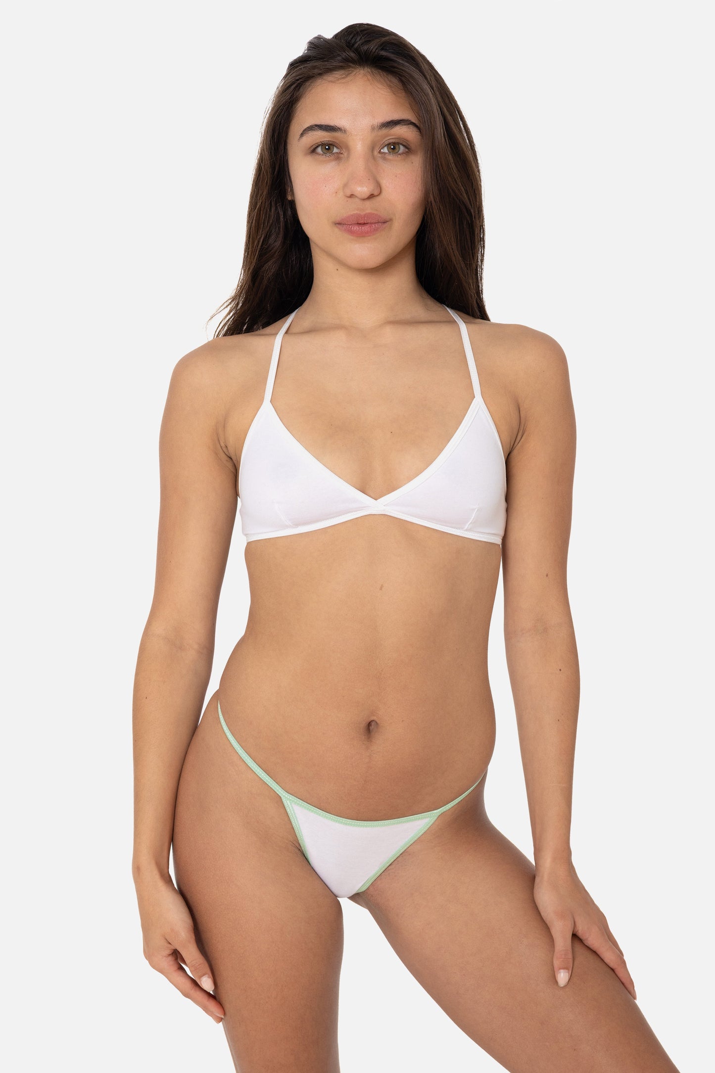 43013SET - Contrast Baby Rib Thong 7-Pack