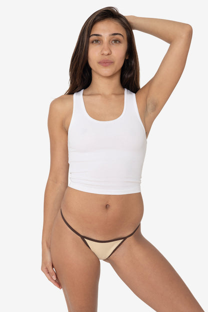 43013SET - Contrast Baby Rib Thong 7-Pack