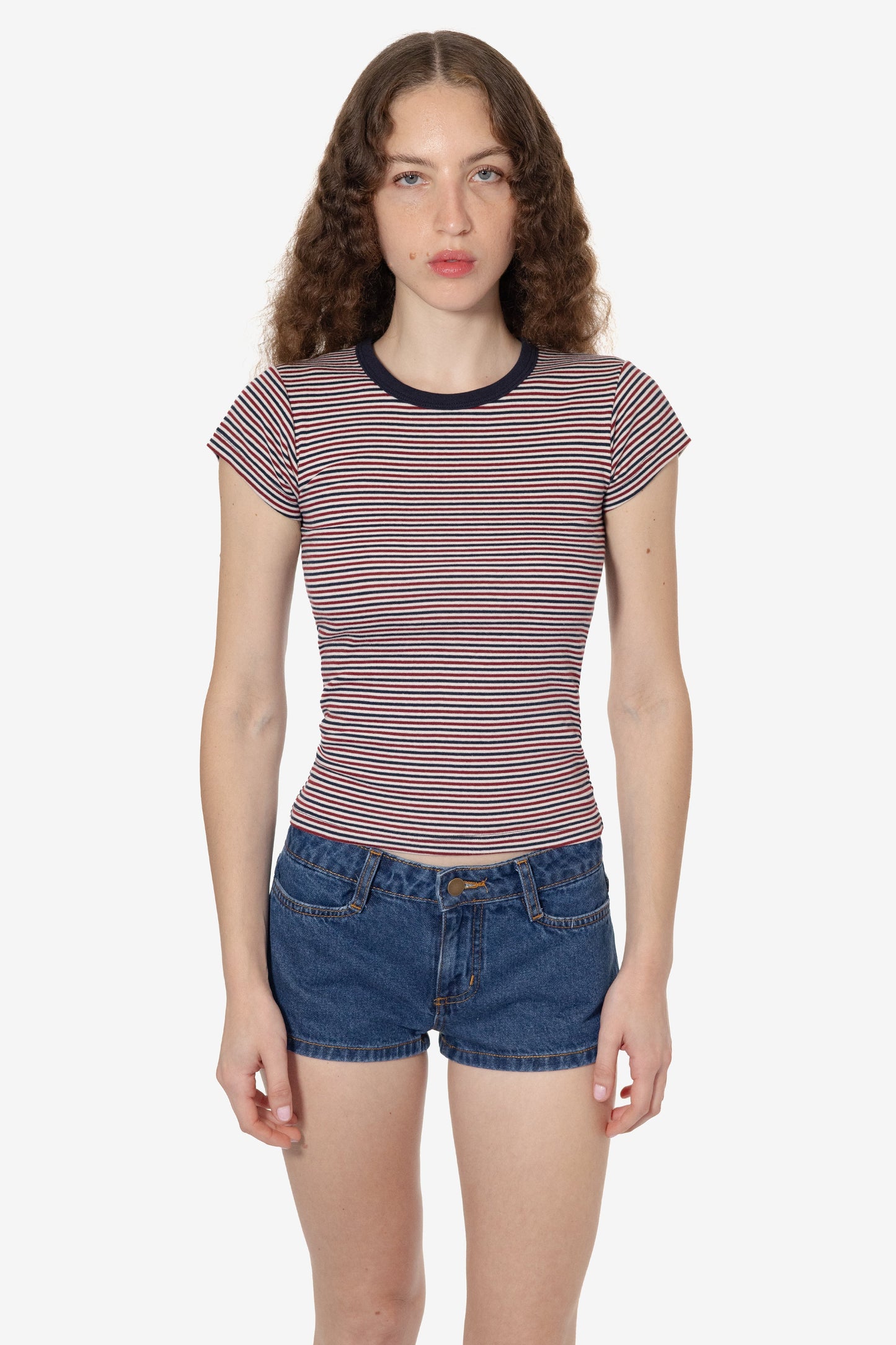 43021 - Cap Sleeve Baby Rib T-Shirt