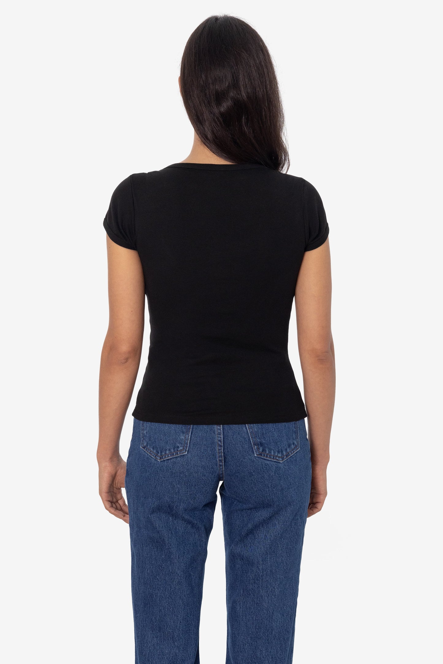 43050 - Baby Rib Lap Neck T-Shirt