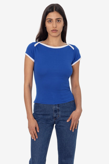 43050 - Baby Rib Lap Neck T-Shirt