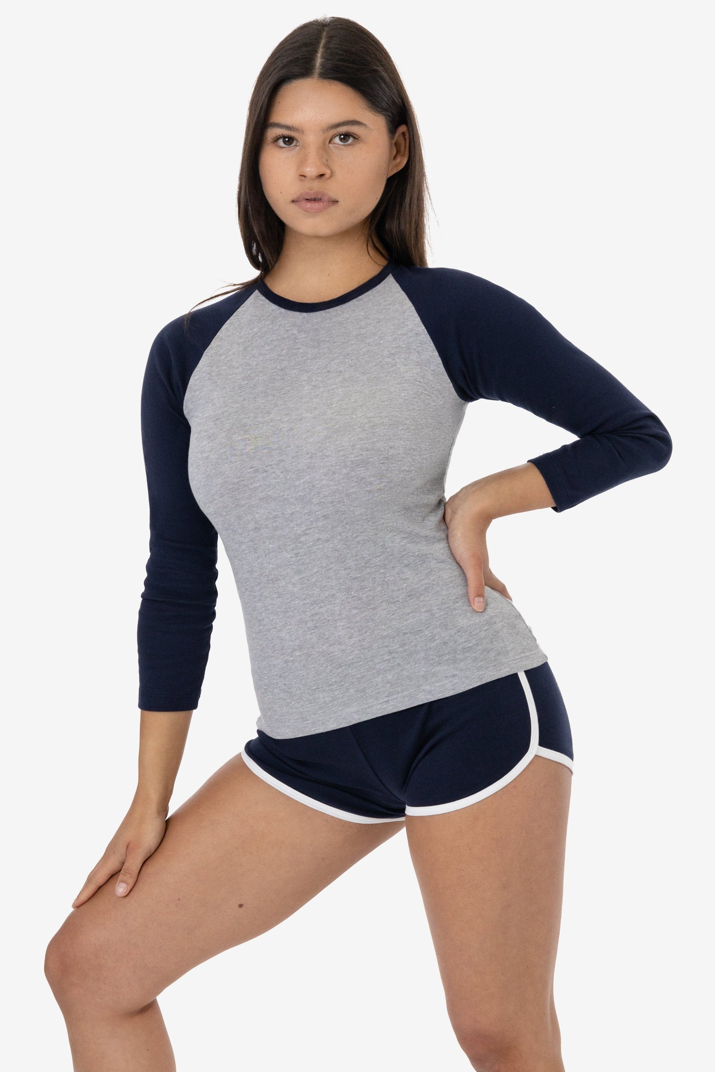 43053 - Baby Rib Long Sleeve Raglan