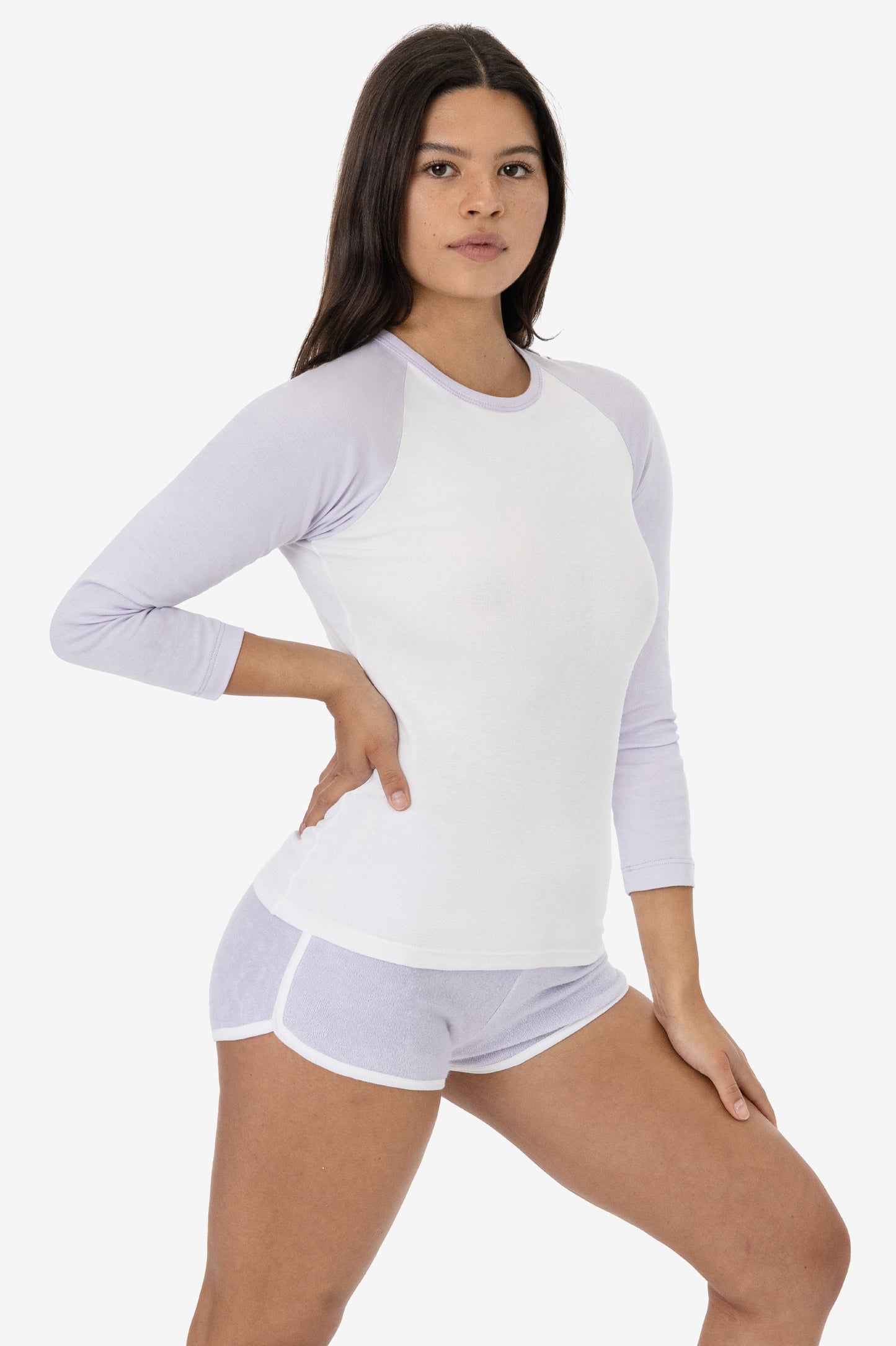 43053 - Baby Rib Long Sleeve Raglan