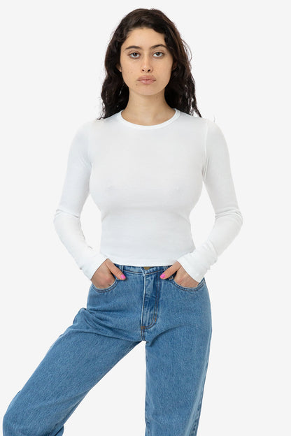 43007 - Baby Rib Long Sleeve Crewneck Tee