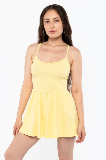 43206X - Baby Rib Cross Back Mini Dress