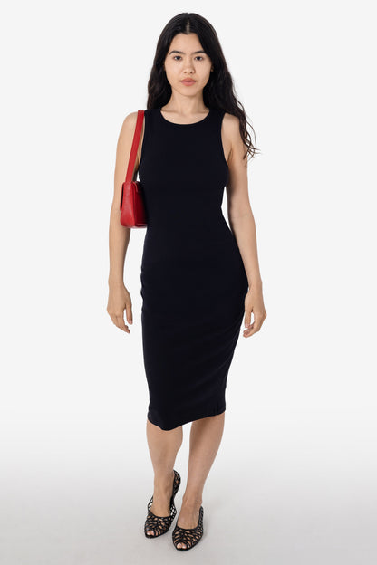 43240GD - Manantial Baby Rib Midi Dress
