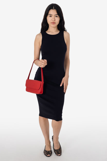 43240GD - Manantial Baby Rib Midi Dress