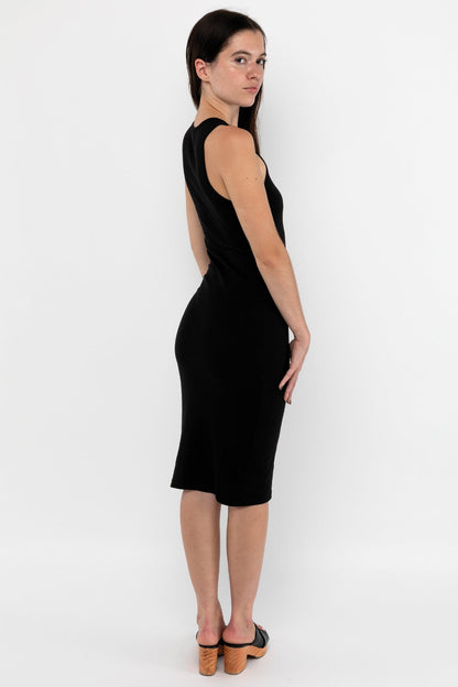 43240GD - Manantial Baby Rib Midi Dress