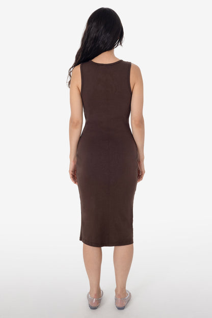 43240GD - Manantial Baby Rib Midi Dress