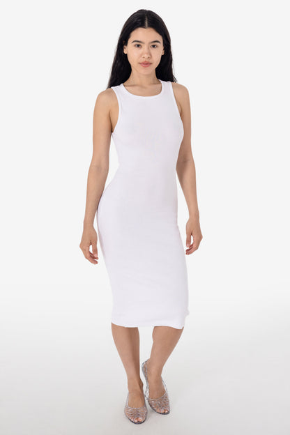 43240GD - Manantial Baby Rib Midi Dress