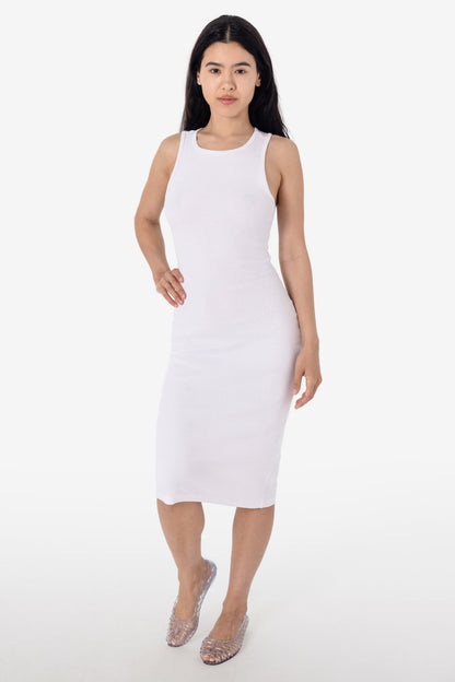 43240GD - Manantial Baby Rib Midi Dress