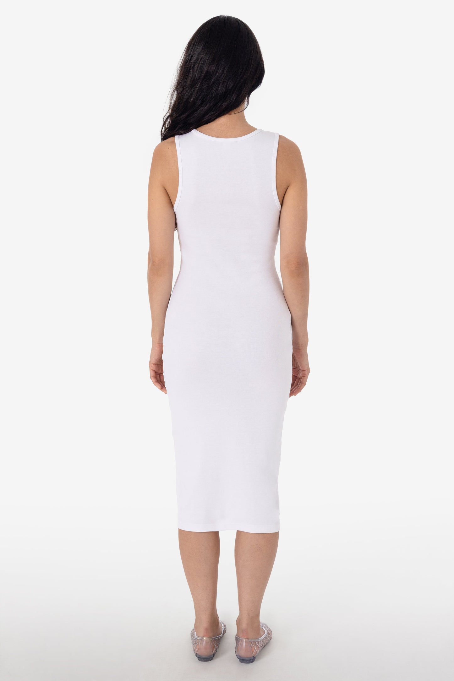43240GD - Manantial Baby Rib Midi Dress