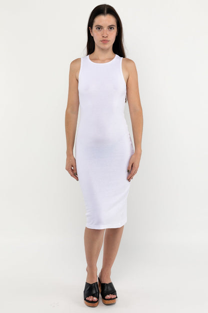 43240GD - Manantial Baby Rib Midi Dress