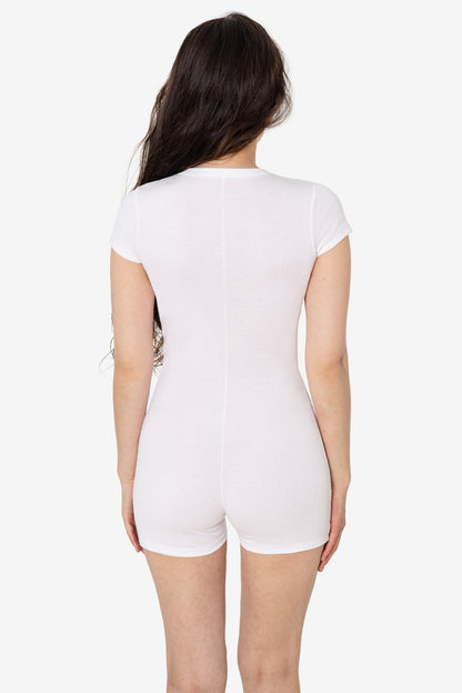43360 - Baby Rib Button Front Romper