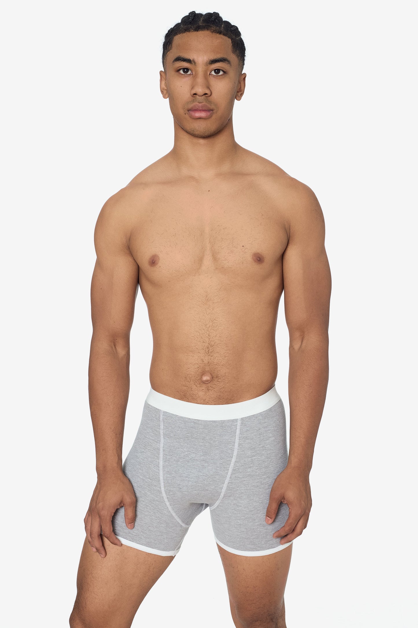 44043 - Men's Baby Rib Boxer Brief