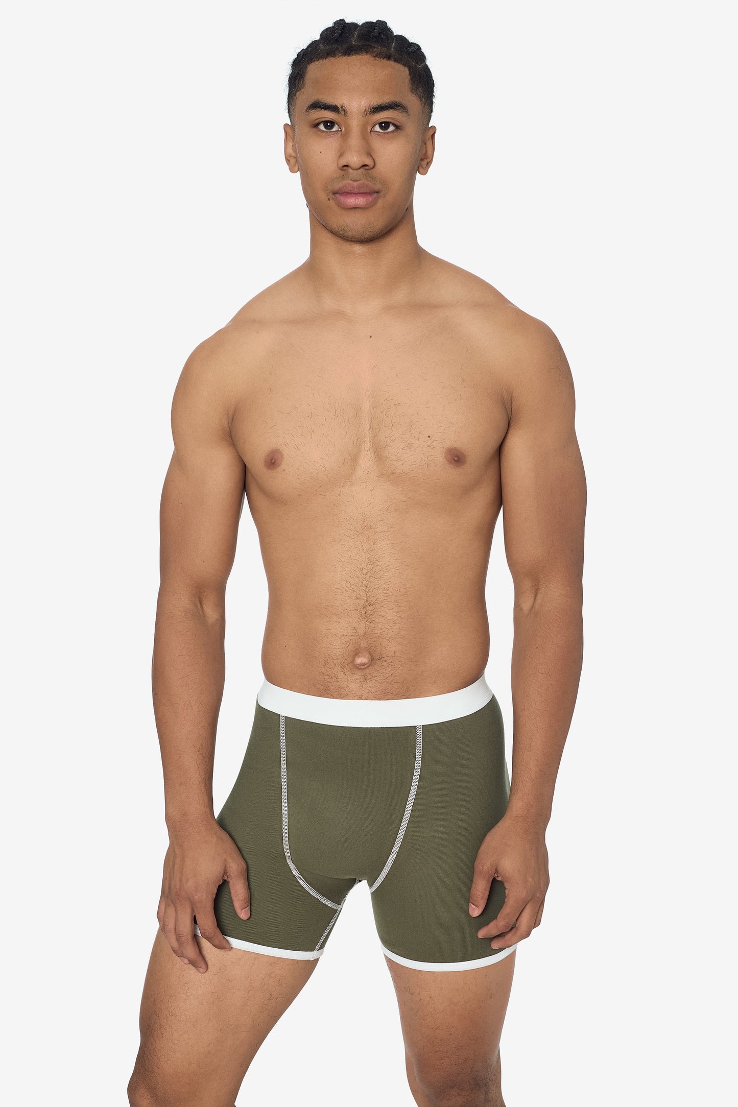 44043 - Men's Baby Rib Boxer Brief