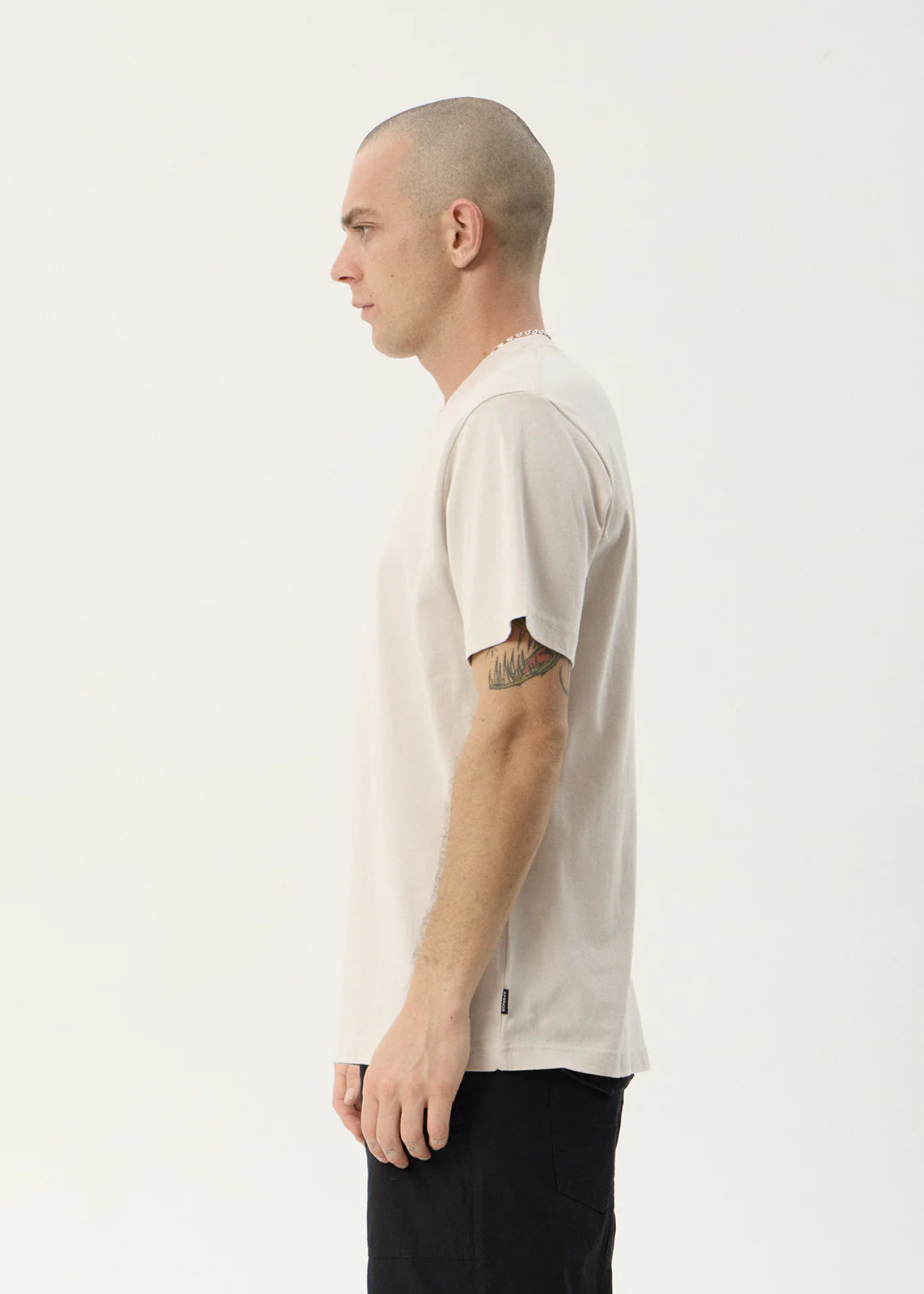 AFENDS Mens Anniversary - Retro Tee - Moonbeam