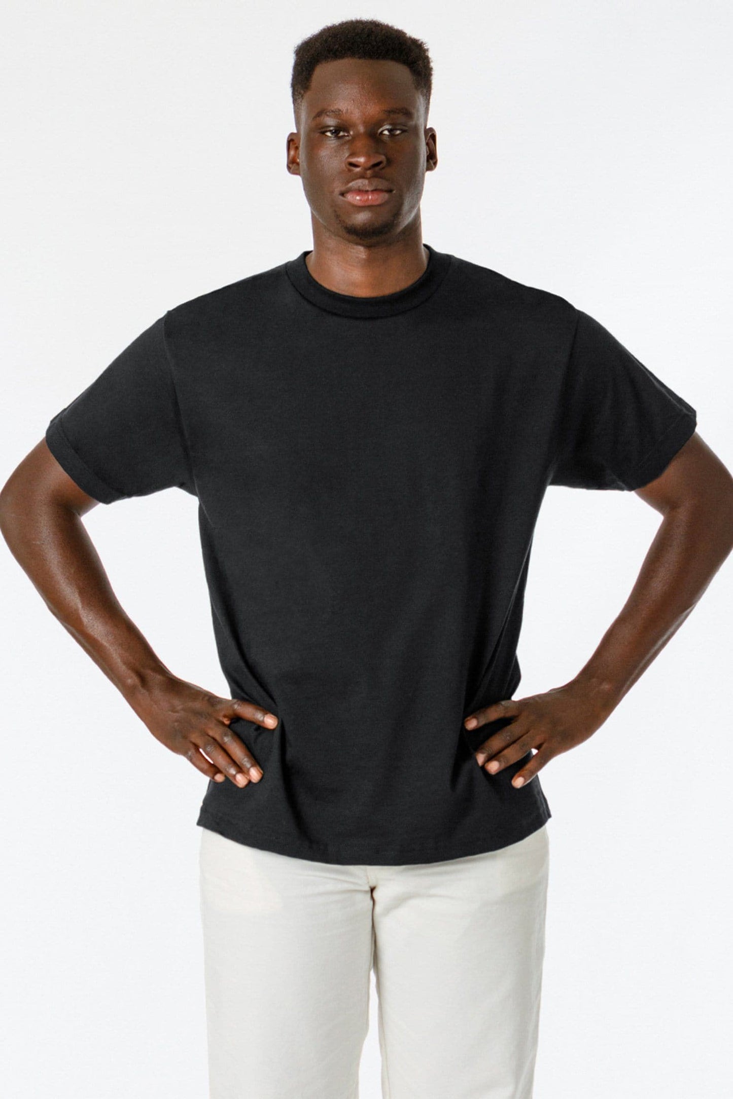 2017 - 6.0oz Crew Neck Heavy Combed Cotton T-Shirt