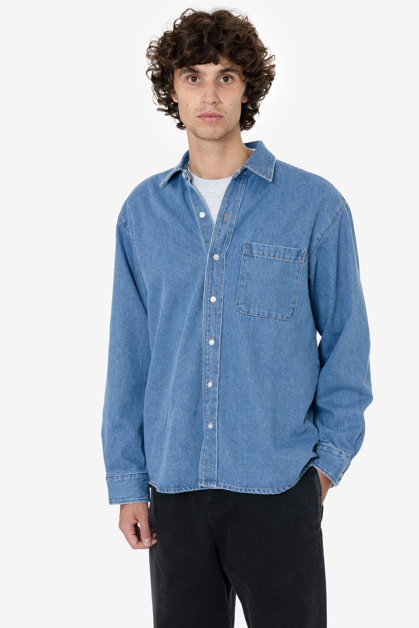 RDNM402 - 10oz Denim Classic Long Sleeve Shirt