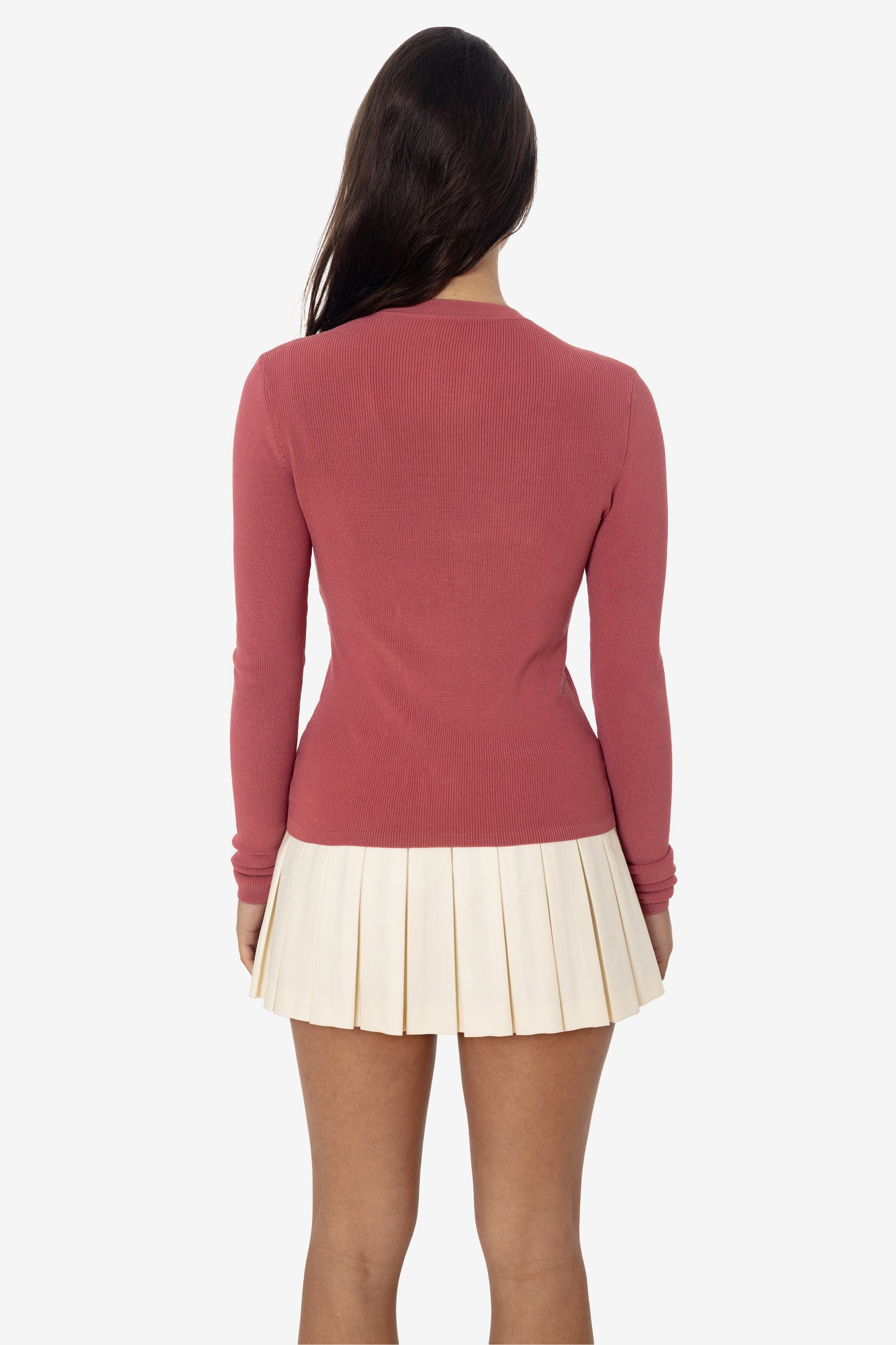 RFK218 - Viscose Nylon V-Neck Cardigan