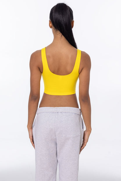 8383 - Cotton Spandex Tank Crop Top