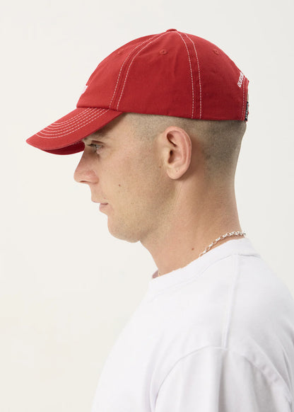AFENDS Unisex Burnin - Six Panel Cap - Ketchup