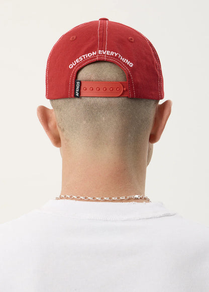 AFENDS Unisex Burnin - Six Panel Cap - Ketchup